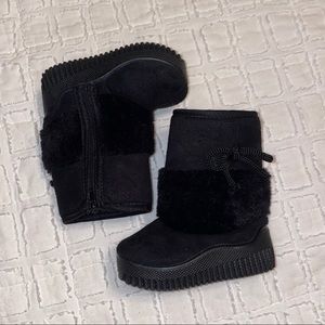 Black kids boots
